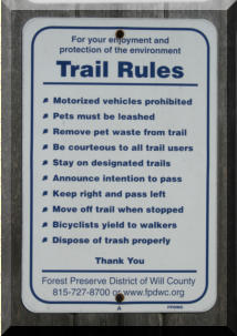 Trail rules